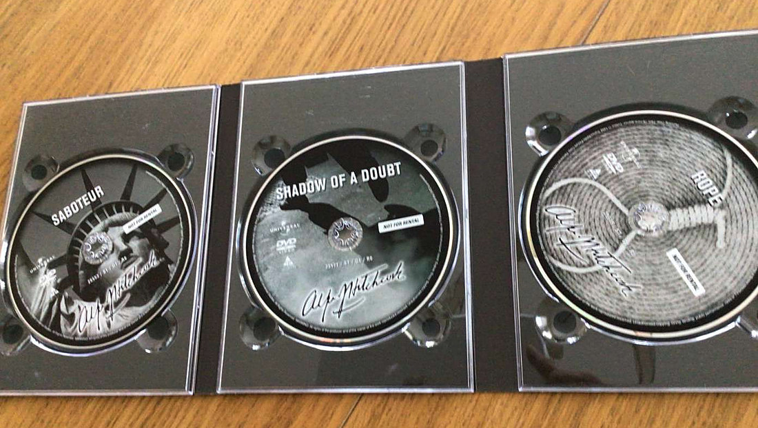 Hitchcock - Universal - fekete - d�szdoboz